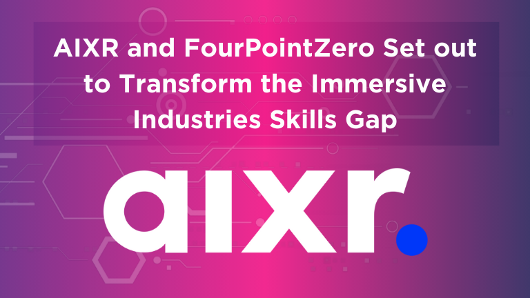 AIXR and FourPointZero partner to transform the immersive industry