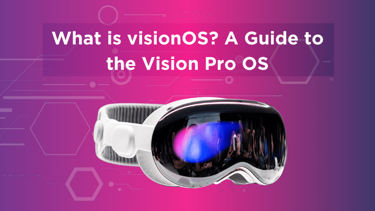 Apple Vision Pro running visionOS, its spatial operating system