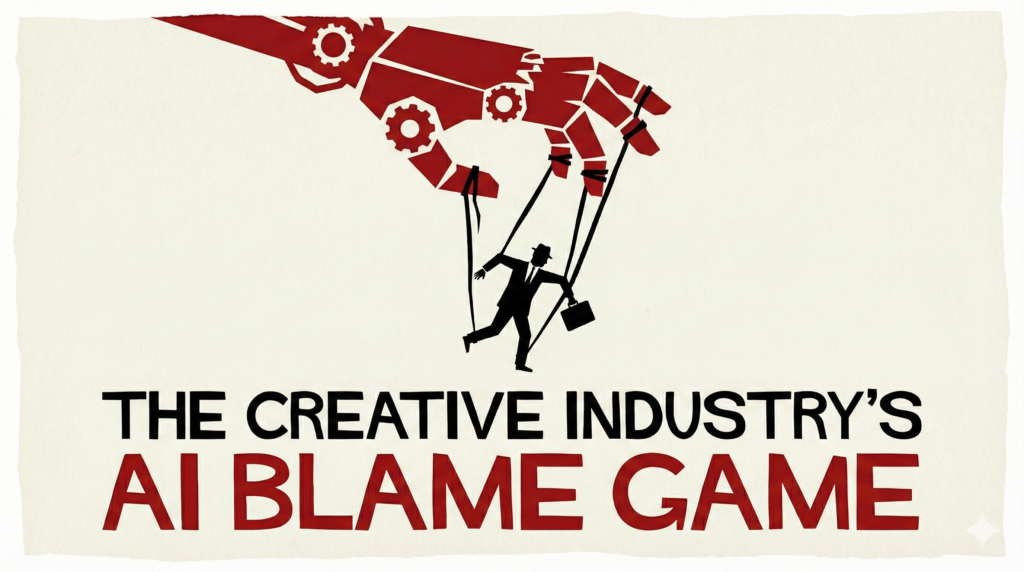 Creative production team working alongside AI as agency headcount figures are debated